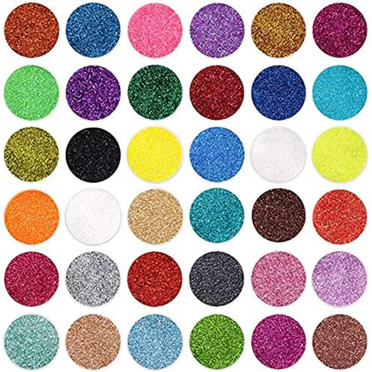 36色セット、樹脂用ファイングリッター、ボディネイルフェイスヘアアイシャドウリップグロスメイクアップ、フェスティバルデコレーション用化粧品