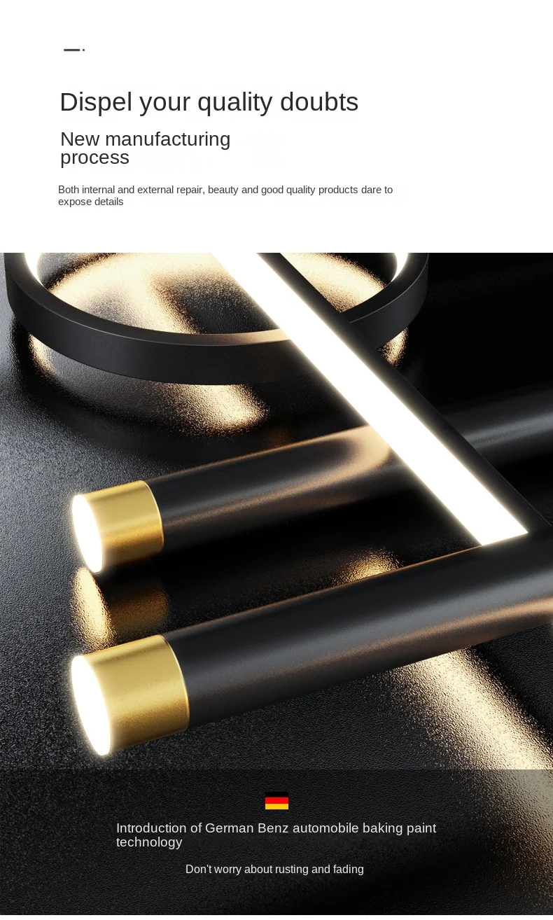 Restaurant Lichter nordischen Kronleuchter Licht Luxus minimalist ischen Esstische Barth eke Designer minimalist ische Streifen beleuchtung – Detail 5