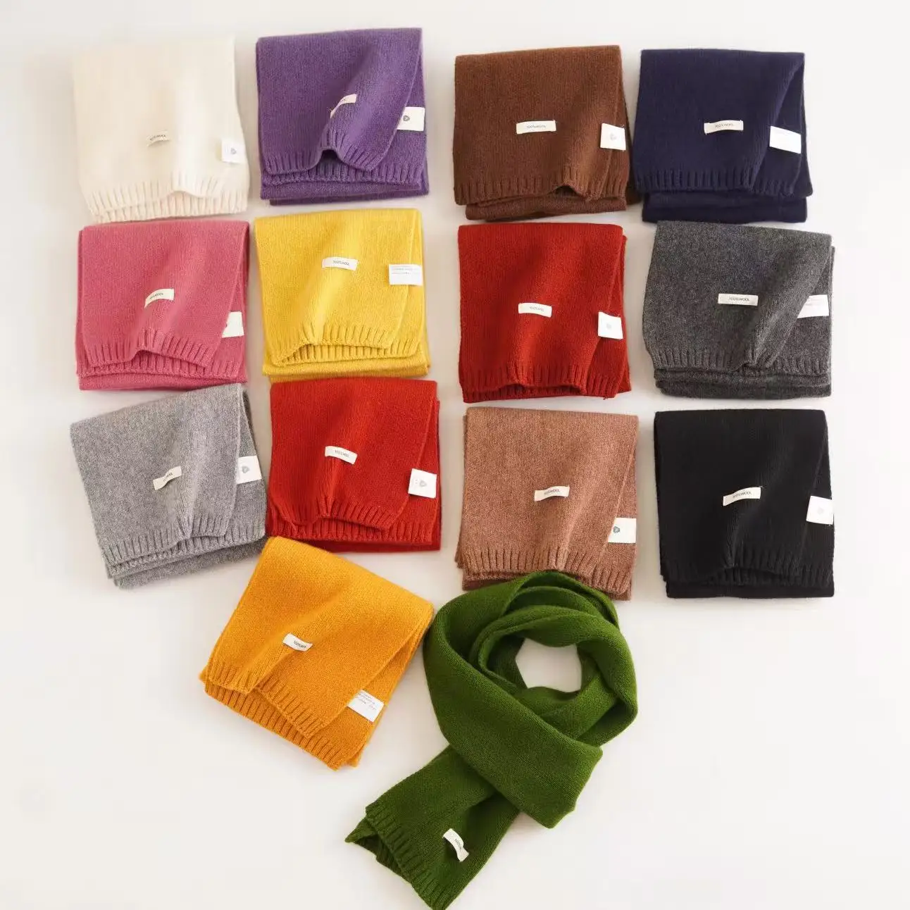

Шарф из 100% чистой шерсти унисекс, толстый мягкий шерстяной шарф для шеи, корейский стиль, осенне-зимний шарф на шею для мужчин и женщин, аксессуары