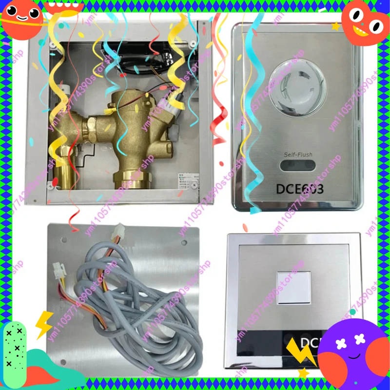 Infrared Sensor Probe Solenoid‑ Transformer Spare Parts DCE603UE DCE602 For Auto‑Flush Squat‑Toilet Flushing‑ Public‑Restroom