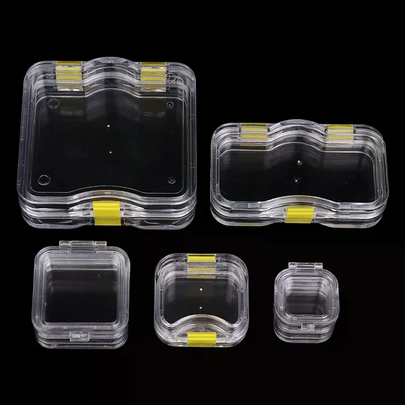 1 Stuks Plastic Dental Lab Box Met Film Tandarts Valse Tand Case Box Met Membraan Opbergdozen Prothese Tanden Container Case