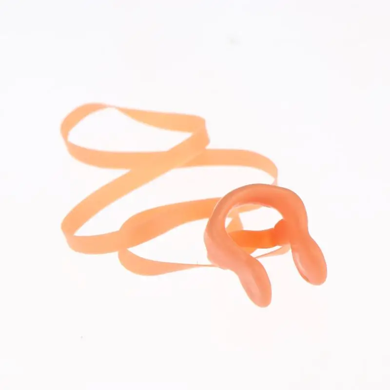 Adult Nose Clip Swimmings Silicone Rope Swimming Nose Clip Swimming With String Comfortable Soft Latex Plugs For Children Kids view 2