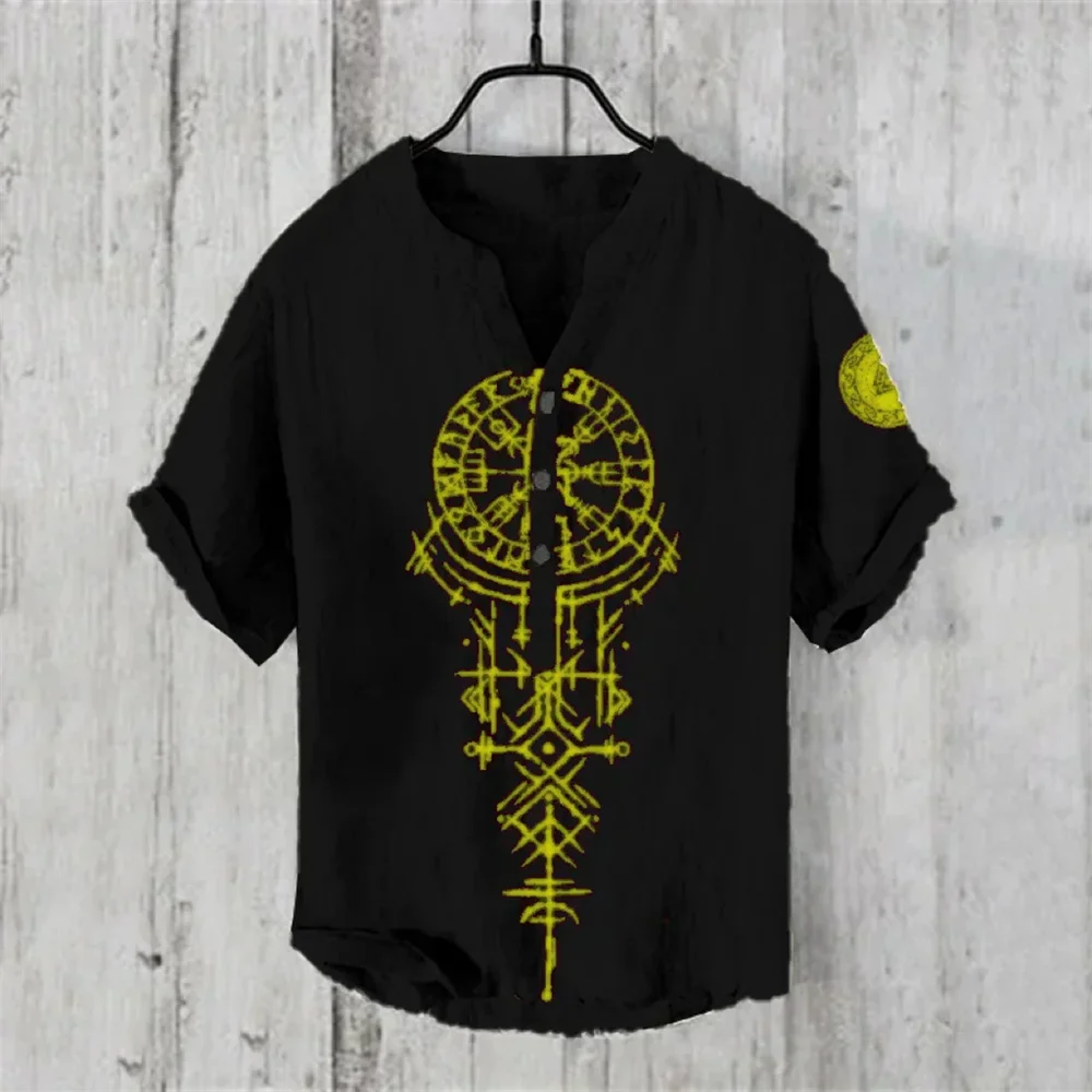 Spring and summer men's and women's shirts fashionable and casual Hawaiian style shirts men's tops comfortable fabric, sizes XS-