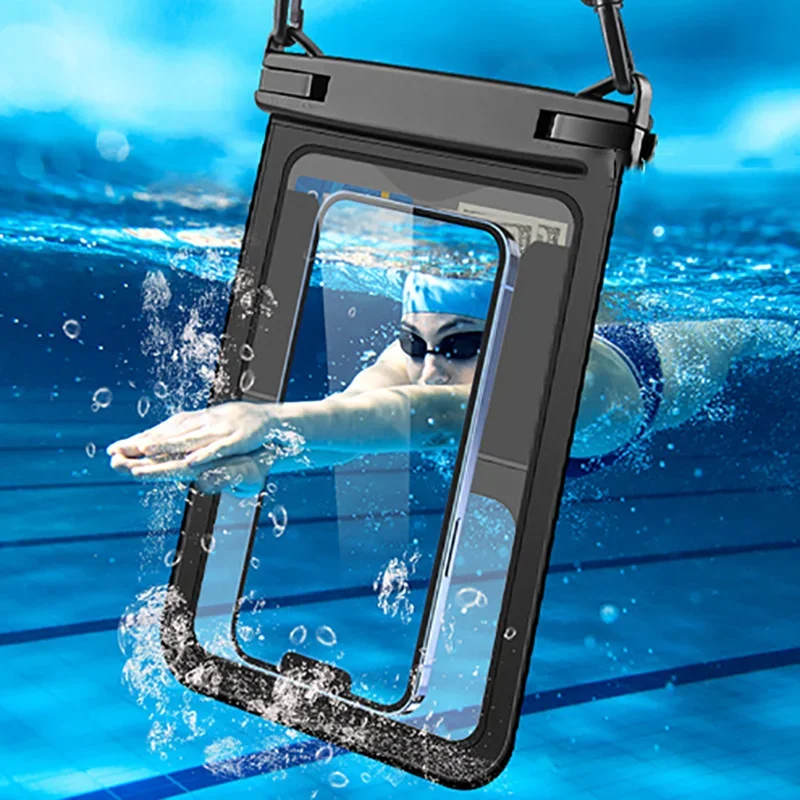 HAISSKY 1PCS Large Outdoor Swimming Bags Men Women Rafting Surfing Crossbody Touch Screen Phone Pouch for IPhone Samsung Xiaomi image 2