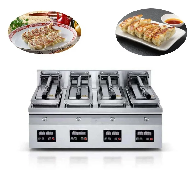 110V 220v Electric Desktop Automatic Dumpling Grill Pot Dumpling Samosa Grill Stuffed Meat Fryer