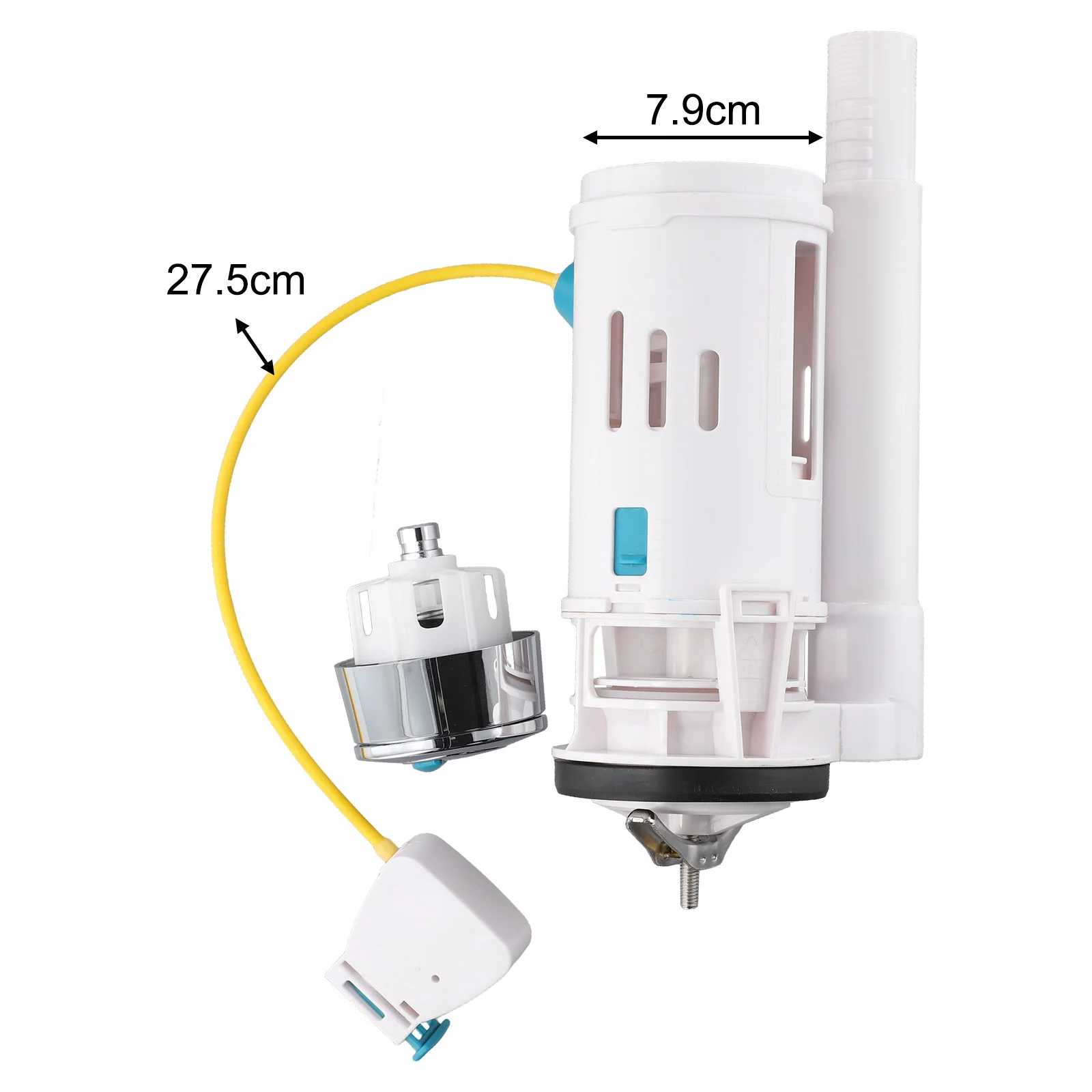 Bathroom Toilet Cistern Flush Parts Toilet Flush Kit Suitable For Plastic Water Tank Wire-controlled Drain Valve