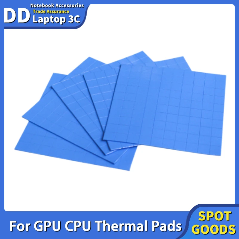 New Thermal Pad 100mm*100mm For GPU CPU Heatsink Cooling Conductive Silicone Pad PC Fan Heat Sink High Quality Thermal Pads