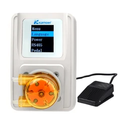 Kamoer 86ml/min M1-STP Adjustable Peristaltic Pump 24V High Precision Stepper Dosing Pump with LCD Screen RS485 for Lab Aquarium