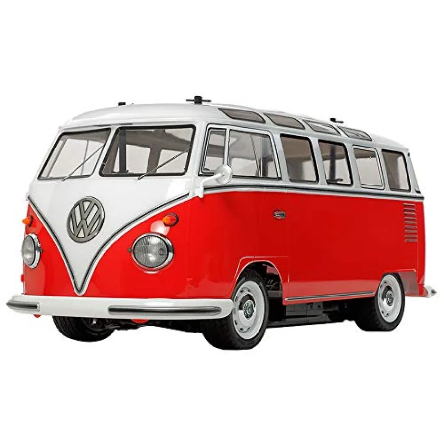 

Комплект для сборки Tamiya Volkswagen RC Volkswagon Type 2 Combi Van 1:10, черный, высокоскоростной, готовый к эксплуатации