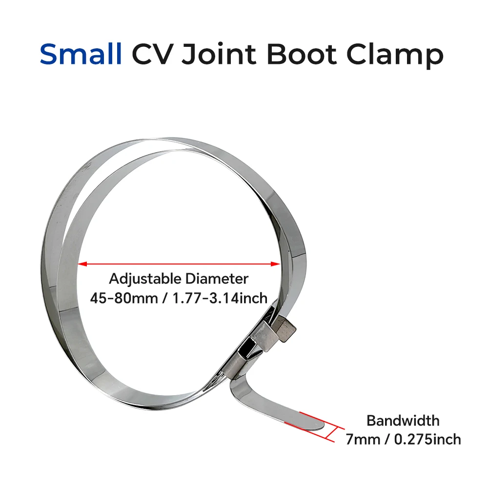 10 /20 /100 /200 Pcs Universal CV Joint Boot Crimp Clamp Kit Auto CV Joint Clamps Banding Boot Clamps Tool Short And Large Bands