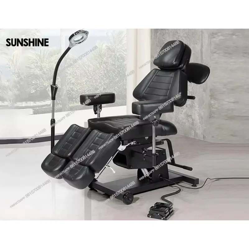 

Beauty salon multi-functional eyelash embroidery bed, electric tattoo chair can be lifted, sat and reclinedX