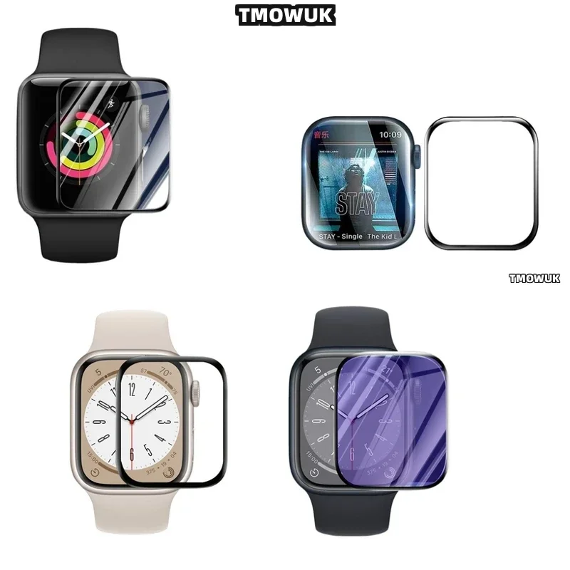 

For Apple Watch 1 2 3 4 5 6 7 8 9 10 SE 38 41 45 44 42 49 MM - Cost - Effective Soft Flexible Screen Protective Film 3D Curved P