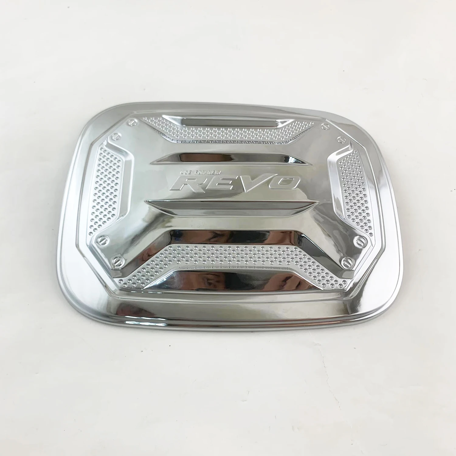 New Style Car Black Accessories Plated Fuel Tank Cover Trim Paste 2020 2021 2022 2023 For TOYOTA Hilux Revo Chrome Covers - Image 5