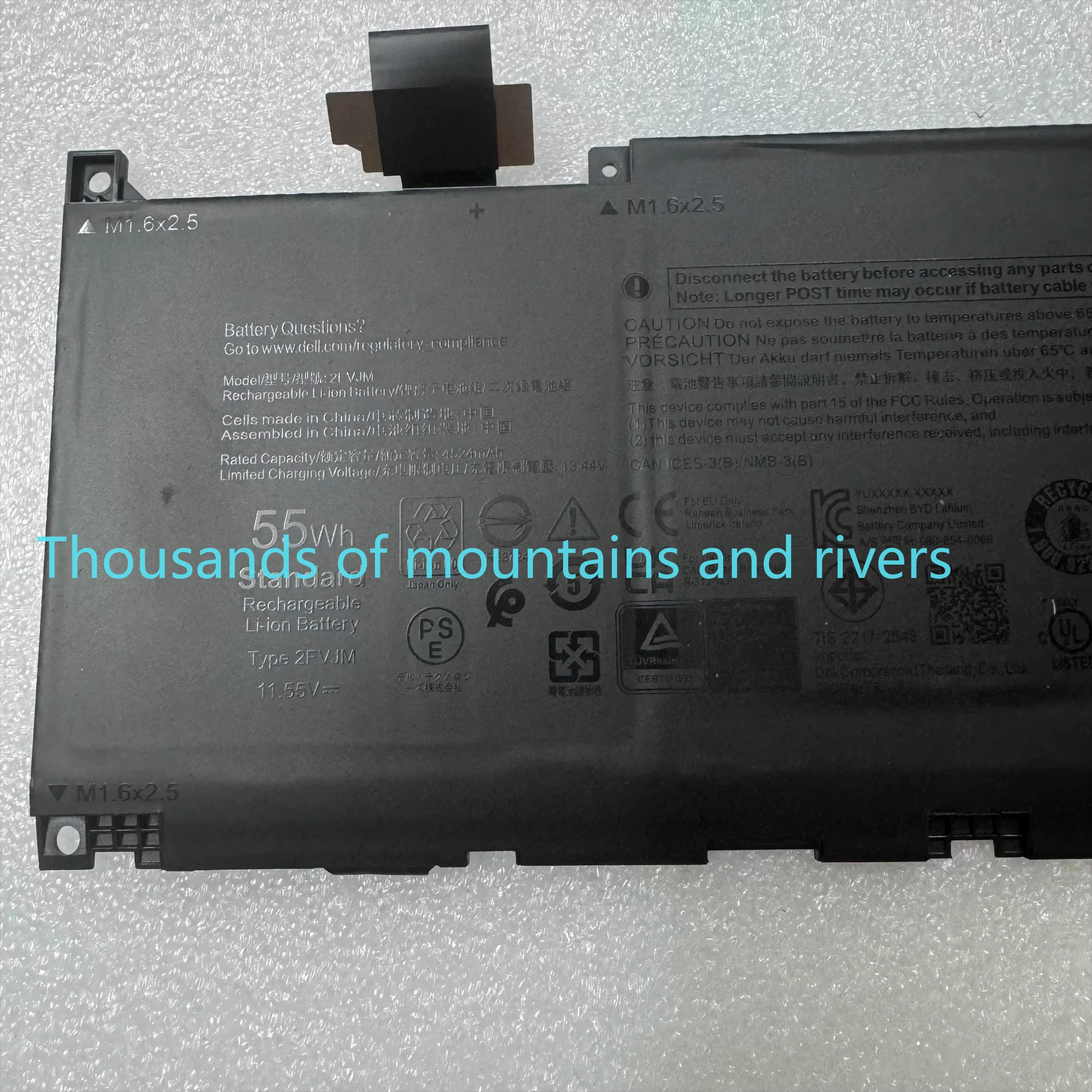 

MN79H Laptop Battery For DELL XPS 13 Plus 9320 Laptop Battery For DELL XPS 13 Plus 9320 i5 93204K MN79H 0J7H5M J7H5M 11.55V 55Wh