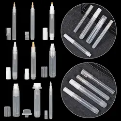 Paint Transparent Graffiti Pen Refillable ink 0.7/3/4.4/5/6.5/8/10/16/30mm Empty Pen Rod Plastic Liquid Chalk Marker Barrels Pen