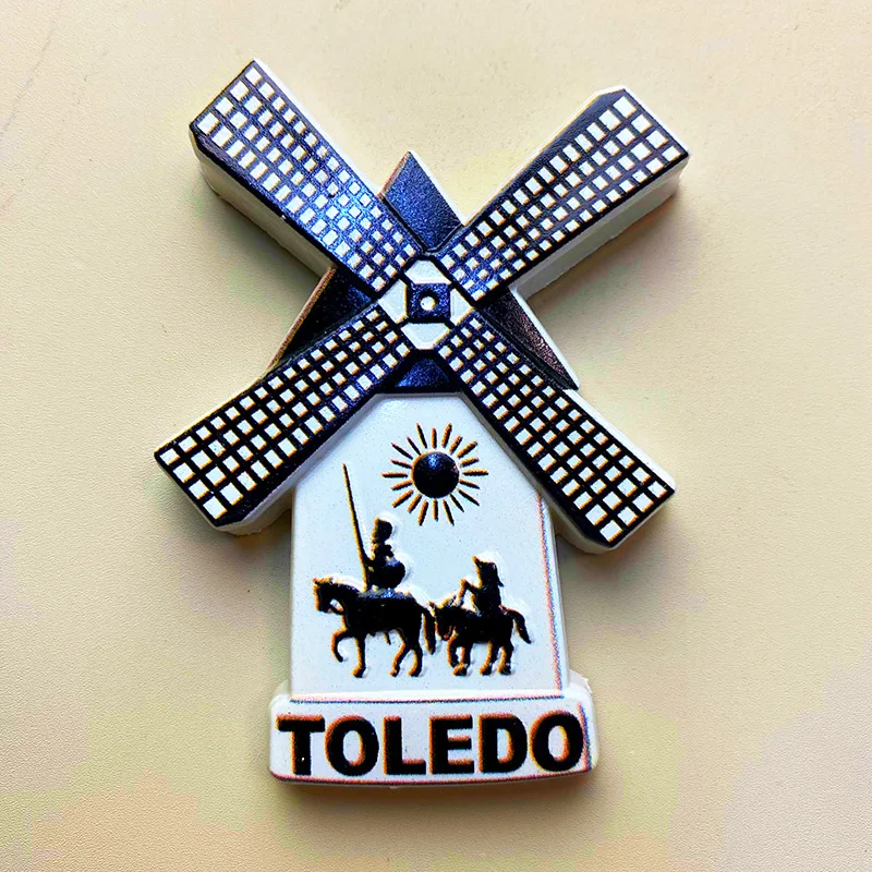 Toledo 3D refrigerator magnets Travel souvenirs Refrigerator magnets decoration supplies Collection arts and crafts gifts