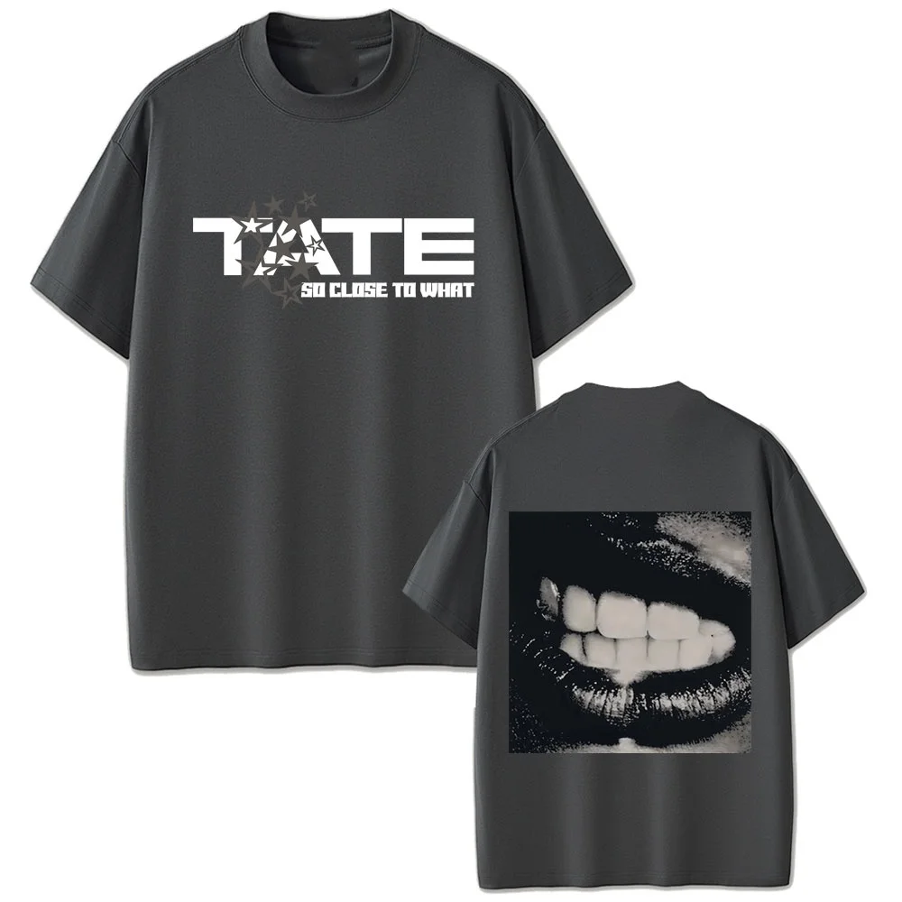 تيت ماكراي 2025 حفلة موسيقية ملكة جمال مملية جولة 2025 الصيف موضة الرجال النساء المتضخم تي شيرت القطن الخالص تي شيرت