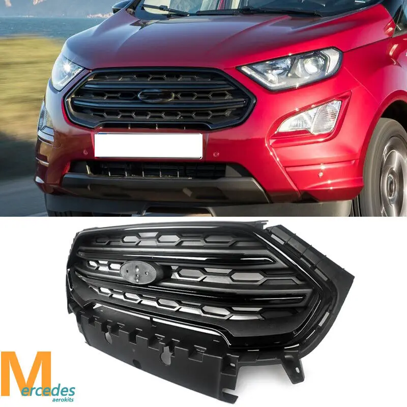

Новая Черная решетка переднего бампера окрашенная для 2018-2023 Ford EcoSport GN1Z17B968AB