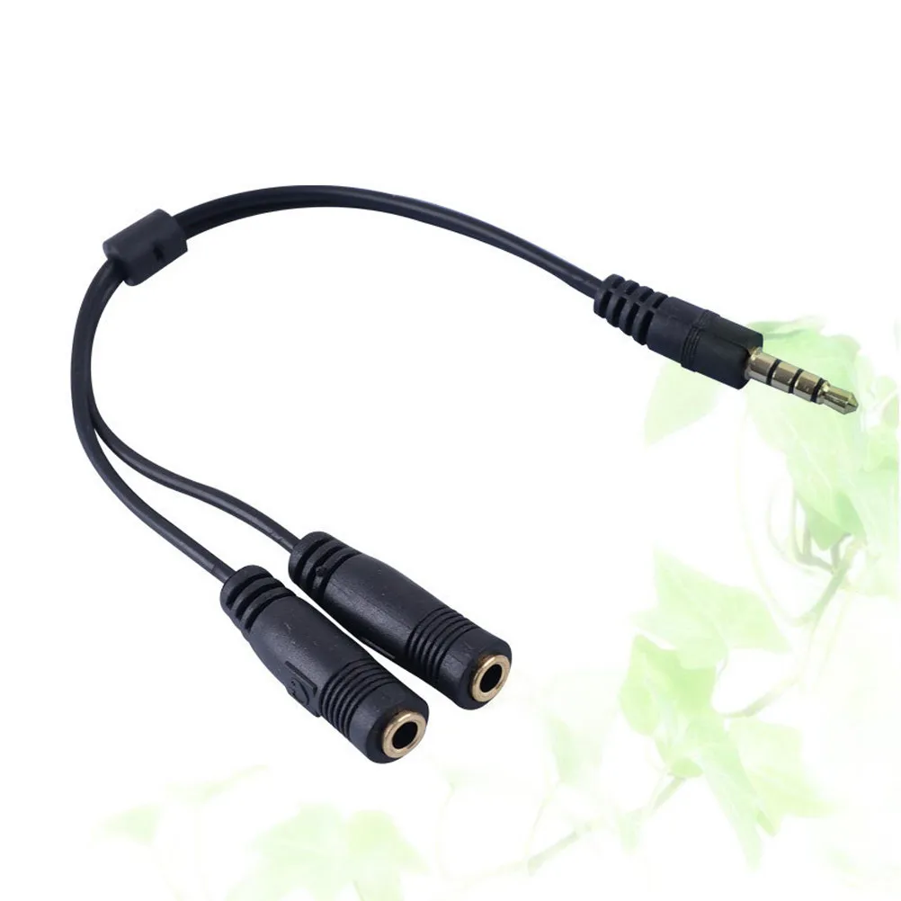 3.5mm to Rca Y Audio Cable High Fidelity Stereo Sound Solid Copper Wire Compatible with Most 3.5mm Devices and Rca Systems