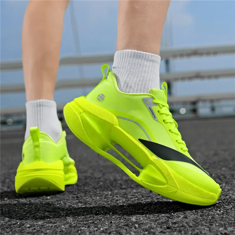 Parent-child Autumn Breathable Mesh Sneakers Lightweight Comfort Shock-absorbing Thick Soft Sole Fashion Running Footwear