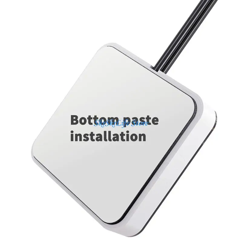 E65E Computer Desktop Switches On Botón apagado Botón reinicio extensión con pegatina