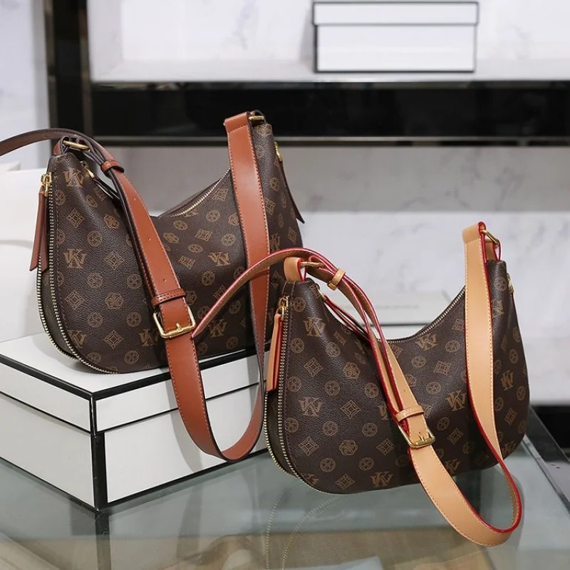 

Шикарная женская сумка через плечо, модная кожаная сумка через плечо, женская сумка-тоут, модный повседневный стиль