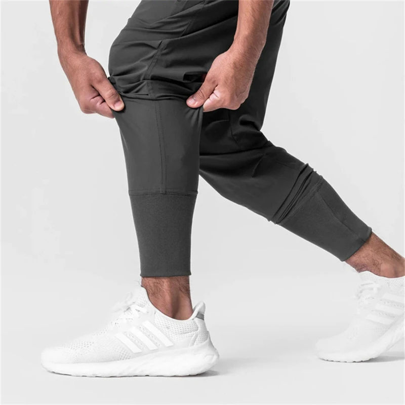 Multi-functional quick-drying fitness pants Fashion thin stretch hiking pants Fashion casual pants Men\'s trousers