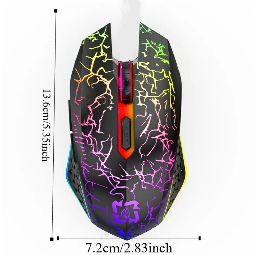 Leve bluetooth 2.4g mouse sem fio rgb modo duplo portátil mouse sem fio luzes coloridas portátil recarregável mouse pc
