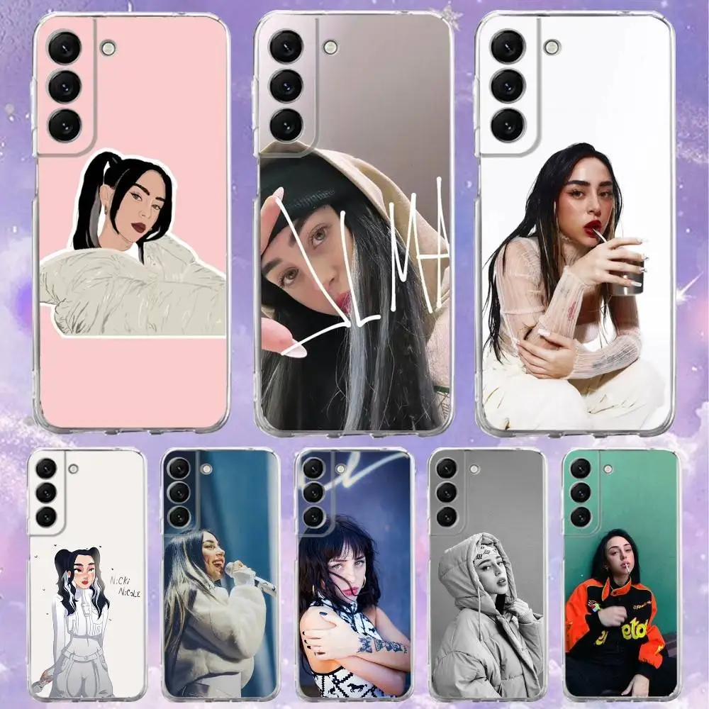 

Singer N-Nicki N-Nicole Phone Case For Samsung S24,30,21,22,23,20 FE,lite,PIus,Ultra,5G,Note,9,10 Transparent Cover