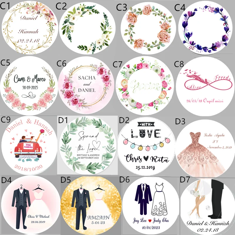 Hochzeitsgeschenk für Gäste, Schlüsselanhänger, Spiegel, personalisierter Name, Souvenir für Babyparty, Brautparty, Geschlecht offenbaren, Partydekorationen – Detail 2