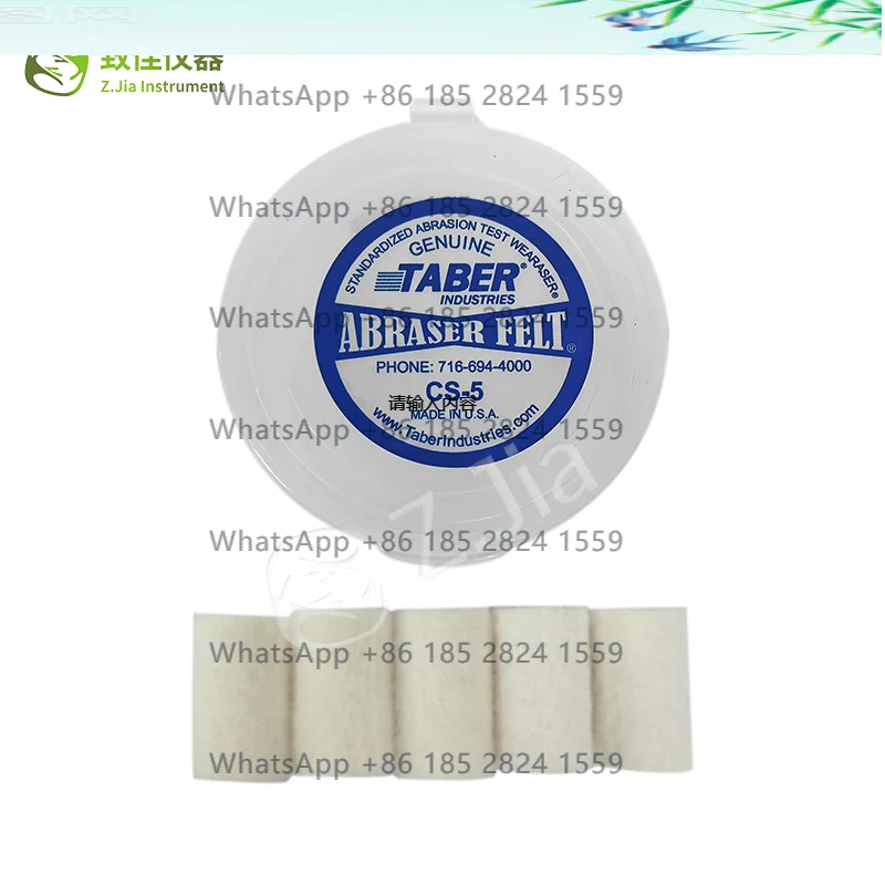USA TABER CS-5 CS-7 Felt Abrasion Test Eraser Wool Felt Cylinder 12MM Fixture Clip