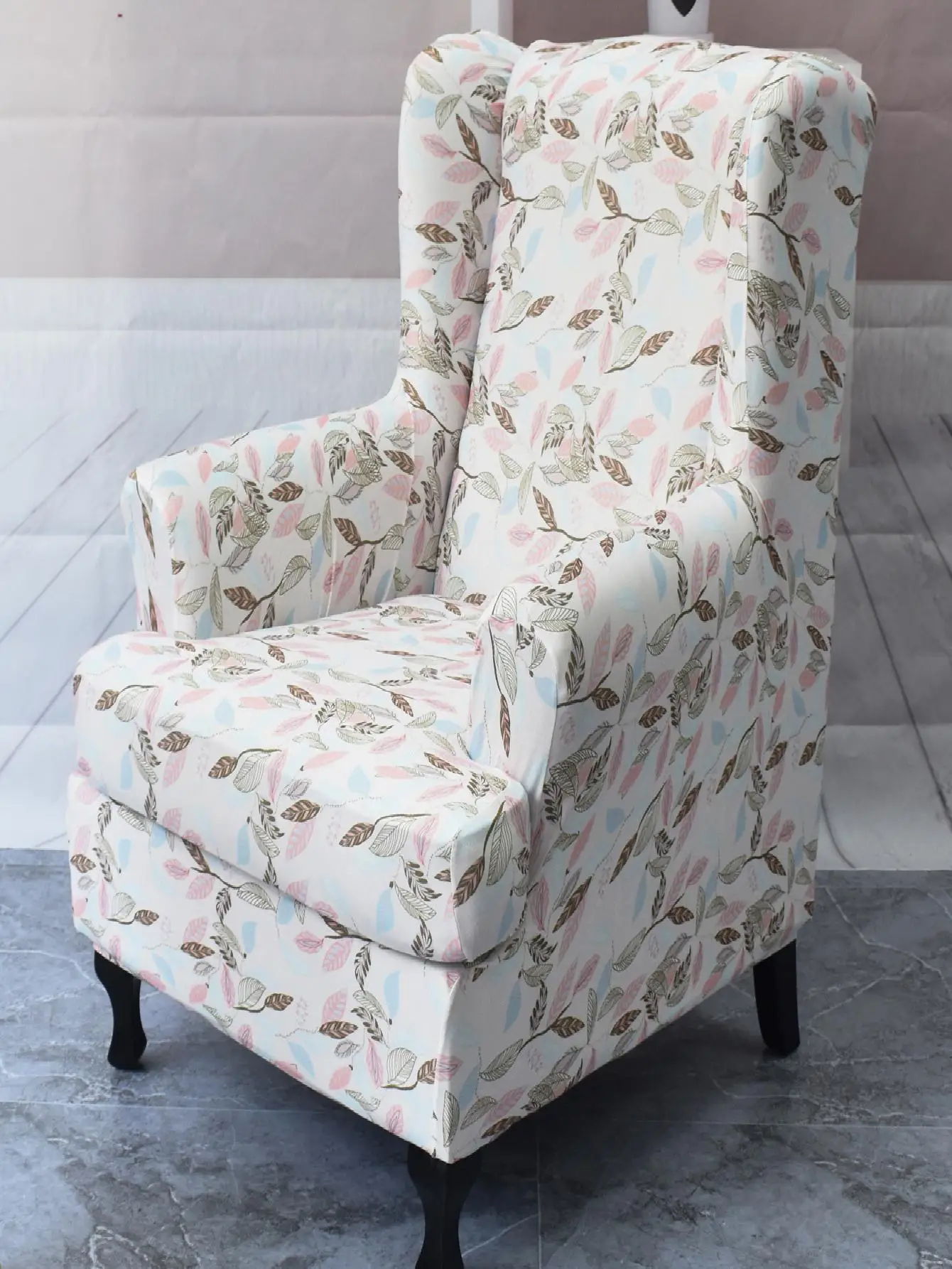 

Elastic Single Person Sofa Cover Tiger Chair Full Wrap Protection Four Season Tiger Stool Cover Dustproof Polyester Home Fabric