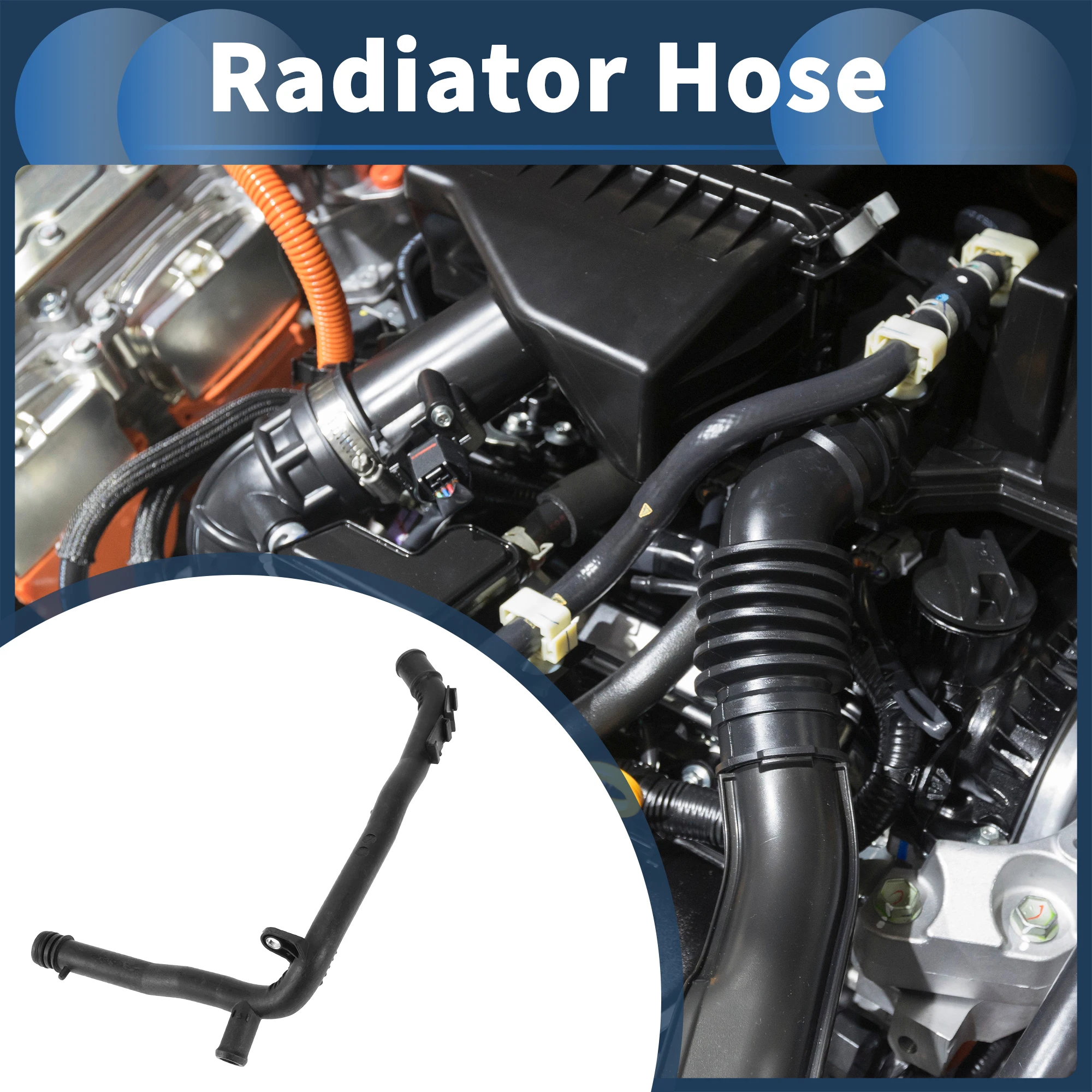 

UXCELL Radiator Hose for Audi TT 8J3 2008-2014 No.03L121065AJ Plastic Black 1 Pc