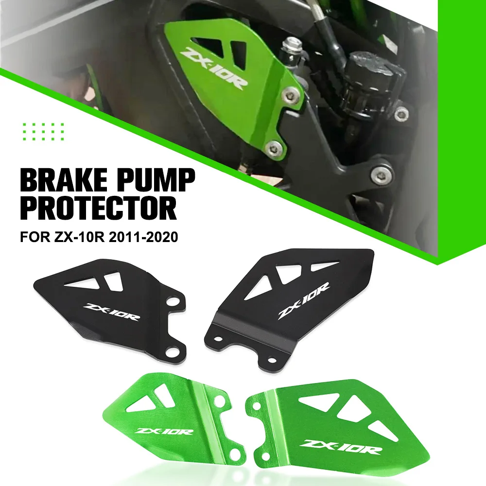 

FOR KAWASAKI ZX-10R 2011 2012 -2020 Aluminum Footrest Hanger Pedal Protector Foot Peg Heel Plates Guard Motorcycle Accessories