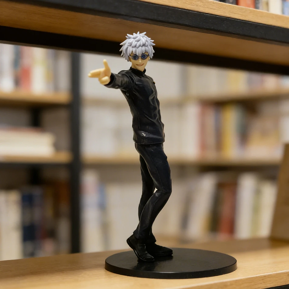 Regali Anime Jujutsu Kaisen Gojo Satoru Statuetta in Posizione Eretta I Due Più Forti Giocattoli da Collezione Decorazioni Ornamenti in PVC