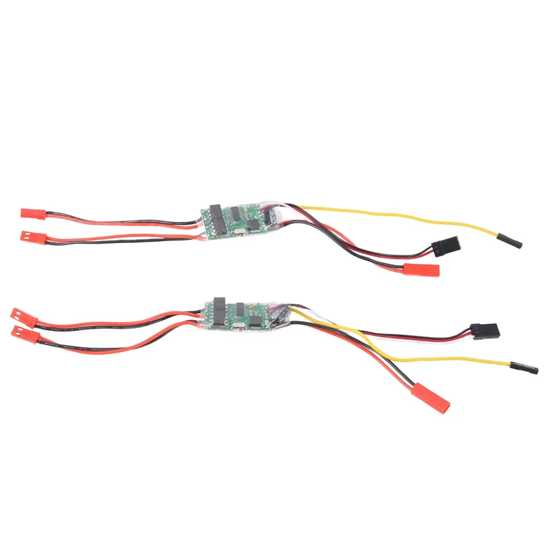 AS96-Dual Way Bidirectional Brushed Esc 2S-3S Lipo 5A Esc Speed Control For Rc Model Boat/Tank 130 180 Brushed Motor,2PCS