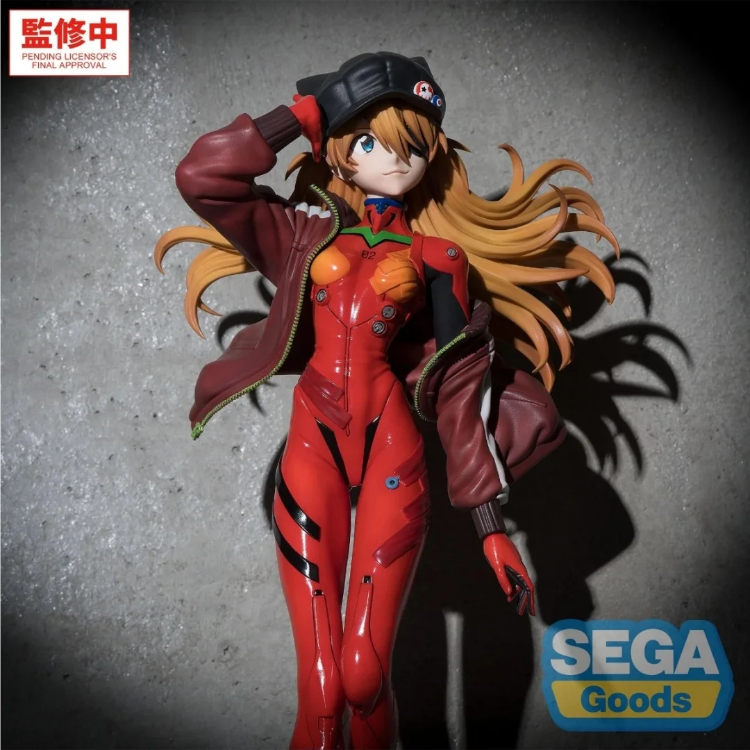 Sega Asuka Langley Ver. Bold Confident Dynamic Fiery Sharp Striking Figure For Evangelion‑themed Display And Decorated Giftsss
