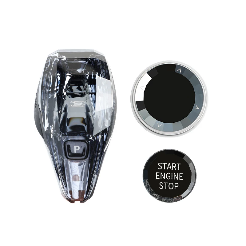 For BMW G01 G02 G05 G06  G20 G21 G22 G23 G26 G29 F44 3 4 Z 2 Series Crystal Gear Shift Knob Handles Gearbox Lever Stick Head