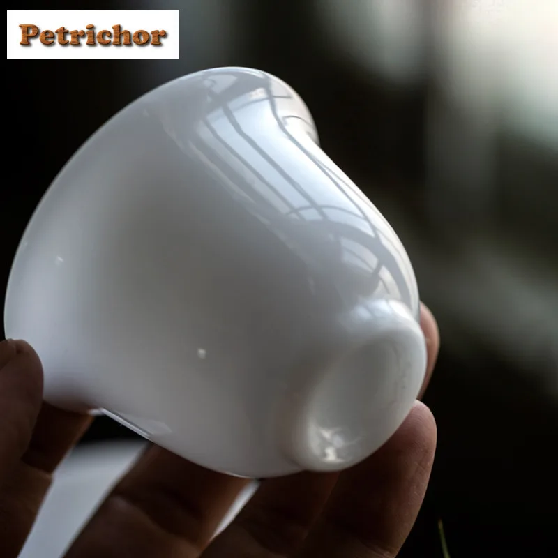 2 قطعة/الوحدة الجليد البذور اليشم الخزف فنجان الشاي وعاء الشاي القديم عينة فنجان شاي تذوق كوب شخصي Chazhan ماستر أكواب طقم شاي 80 مللي