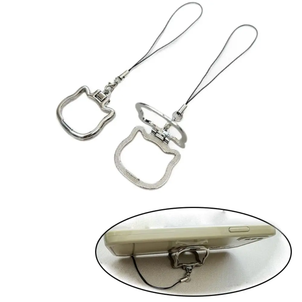 New 2-in-1 Mobile Phone Hanging Rope Kickstand Foldable Desktop Phone Holder Cell Phone Accessories Phone Lanyard