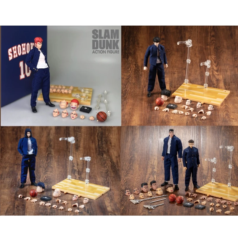 

In Stock GT Dasheng Slam Dunk School Uniform Version Mitsui Shou Rukawa Kaede Miyagi Anzai Movable Doll Collection Hobby