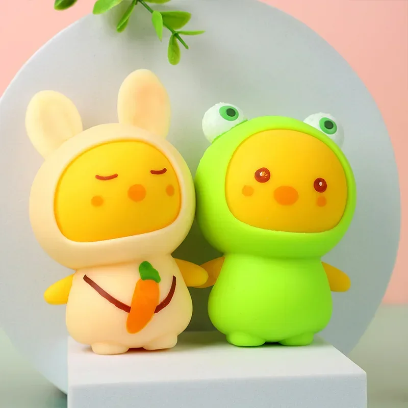 ألعاب متململة أرنب خلع الملابس لينة رغوة TPR ضغط كرات لعب للأطفال الأطفال الكبار الإجهاد الإغاثة ألعاب مضحكة الإجهاد الإغاثة الكرة