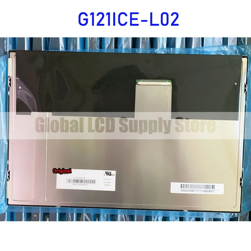 G121ICE-L02 12.1 Inch LCD Display Screen Panel Original for Innolux 30 Pins Connector Brand New Tested