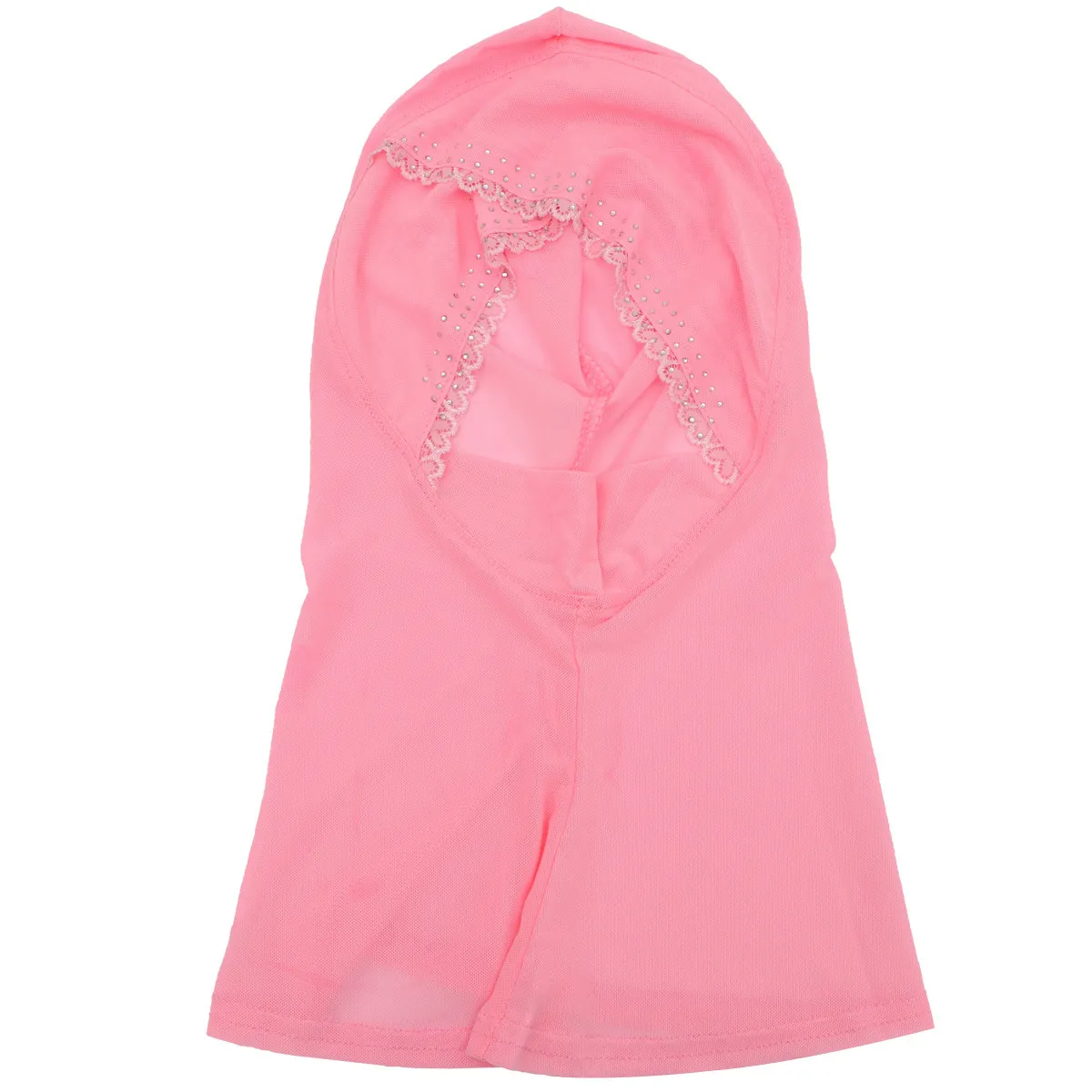 

Однотонная черная бесшовная легкая регулируемая мусульманская подхиджабная шапочка-капюшон с полным покрытием, исламский платок для Рамадана