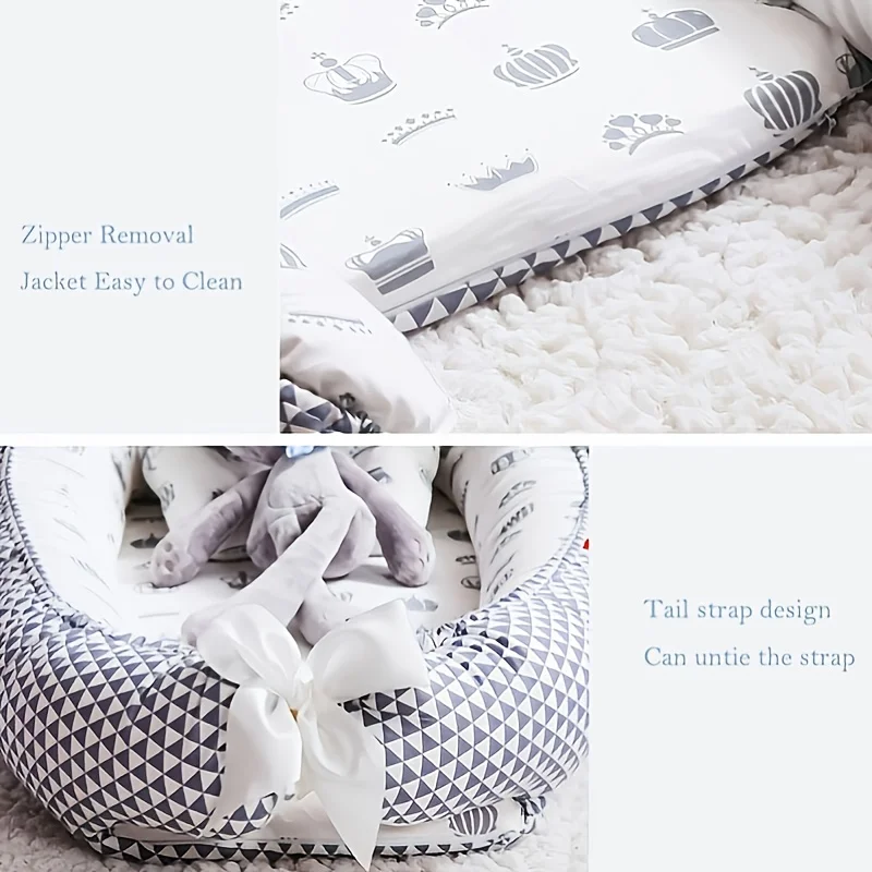 Breathable and Adjustable Cotton Baby Nest 6