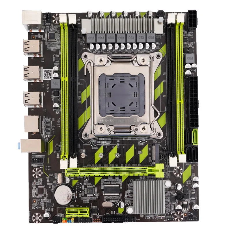 The new X79-2011 needle main board supports E5 2650/2680/2696 and other full-series V1V2CPU ECC memory