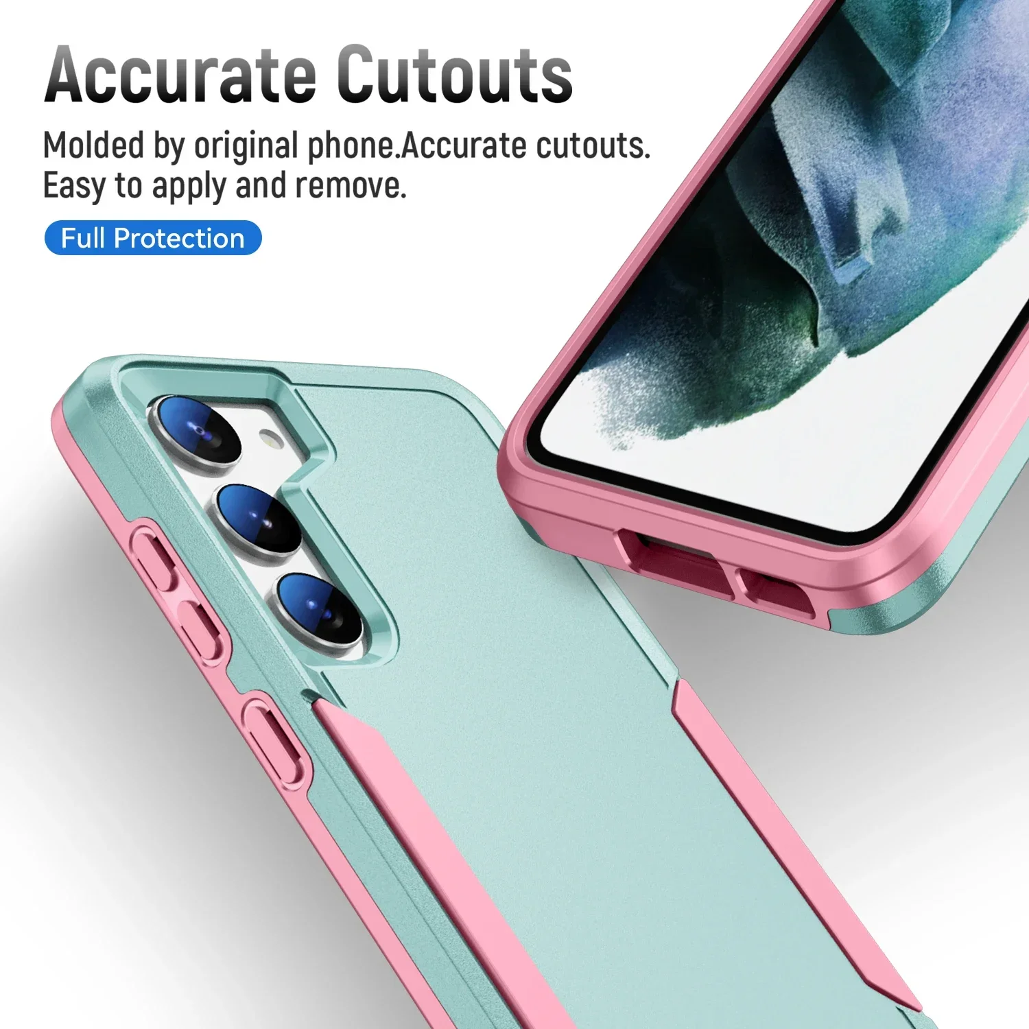 Anti-Vallen Hard Cover Beschermhoes voor Samsung Galaxy S23 S24 S25 Ultra S22 Plus S21 FE S20 5G A15 A55 A35 A16 A56 A36