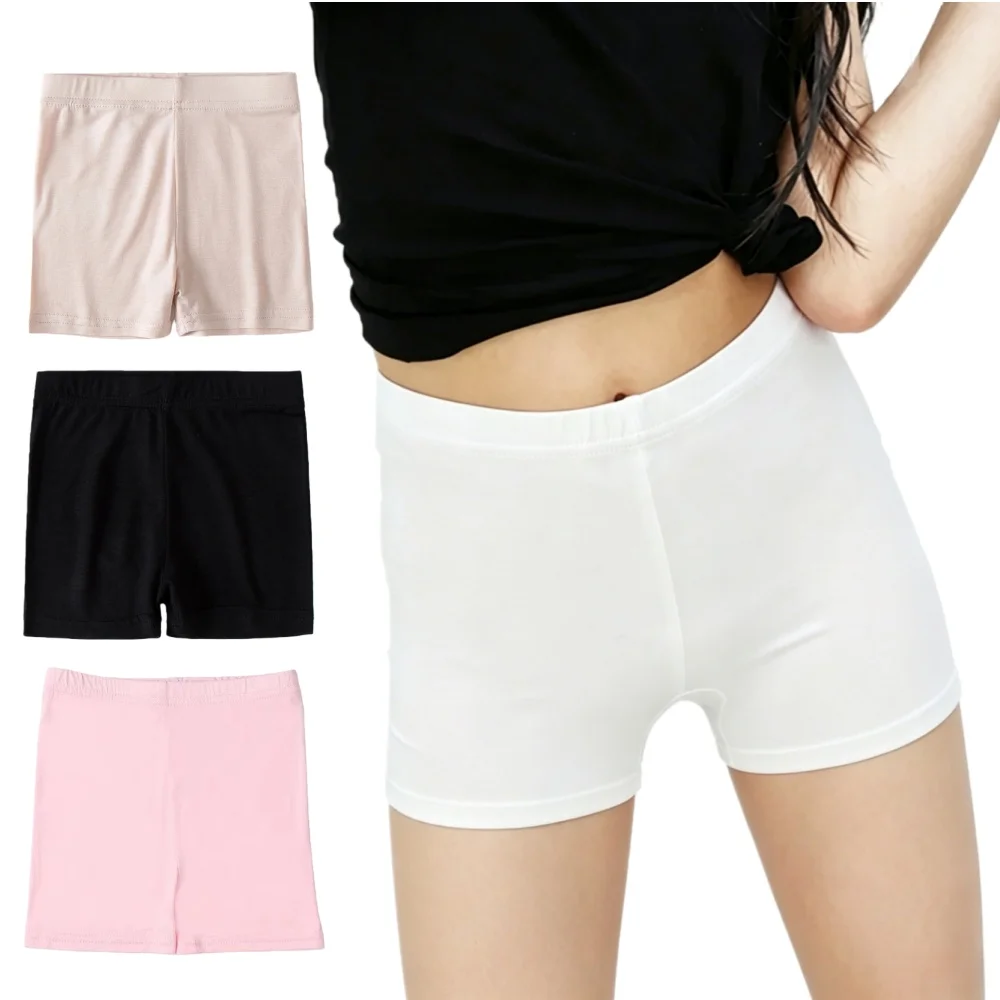 New Summer Girls Shorts Kids Safety Pants Soft Adorable Underwear Clothes Children Solid Short Underpants for Baby Young Girls