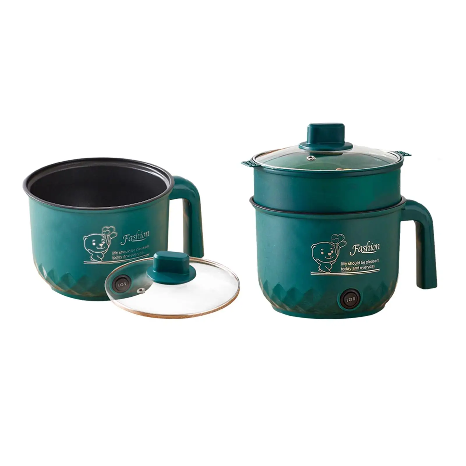 

Портативная многофункциональная антипригарная сковорода из нержавеющей стали с 2 режимами нагрева для лапши, рамена, каш, яиц и жарки