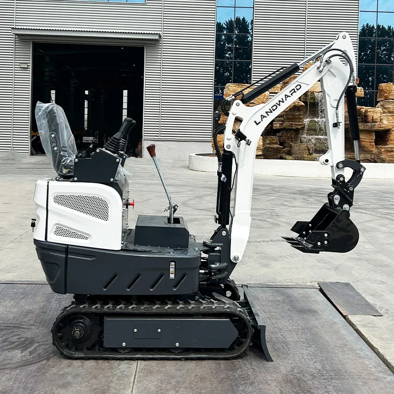 Hydraulic Pilot-Operated Small Excavator 1.2 Ton High Quality Crawler Bagging Machine 1000 KG Mini Digger Euro 5 Customized Sale